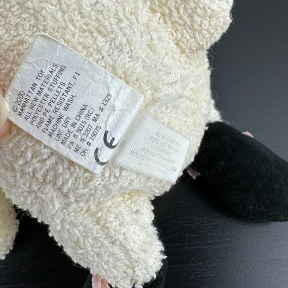 Manhattan Toy MTC Rare Tip Toe Lila Lamb 6 Cream Sheep Plh Stuffed Animal - Picture 7 of 7